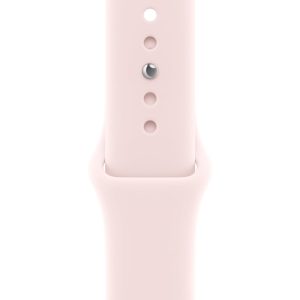 Apple Watch Band - Sport Band - 46mm - Soft Pink - S/M : Cell Phones & Accessories